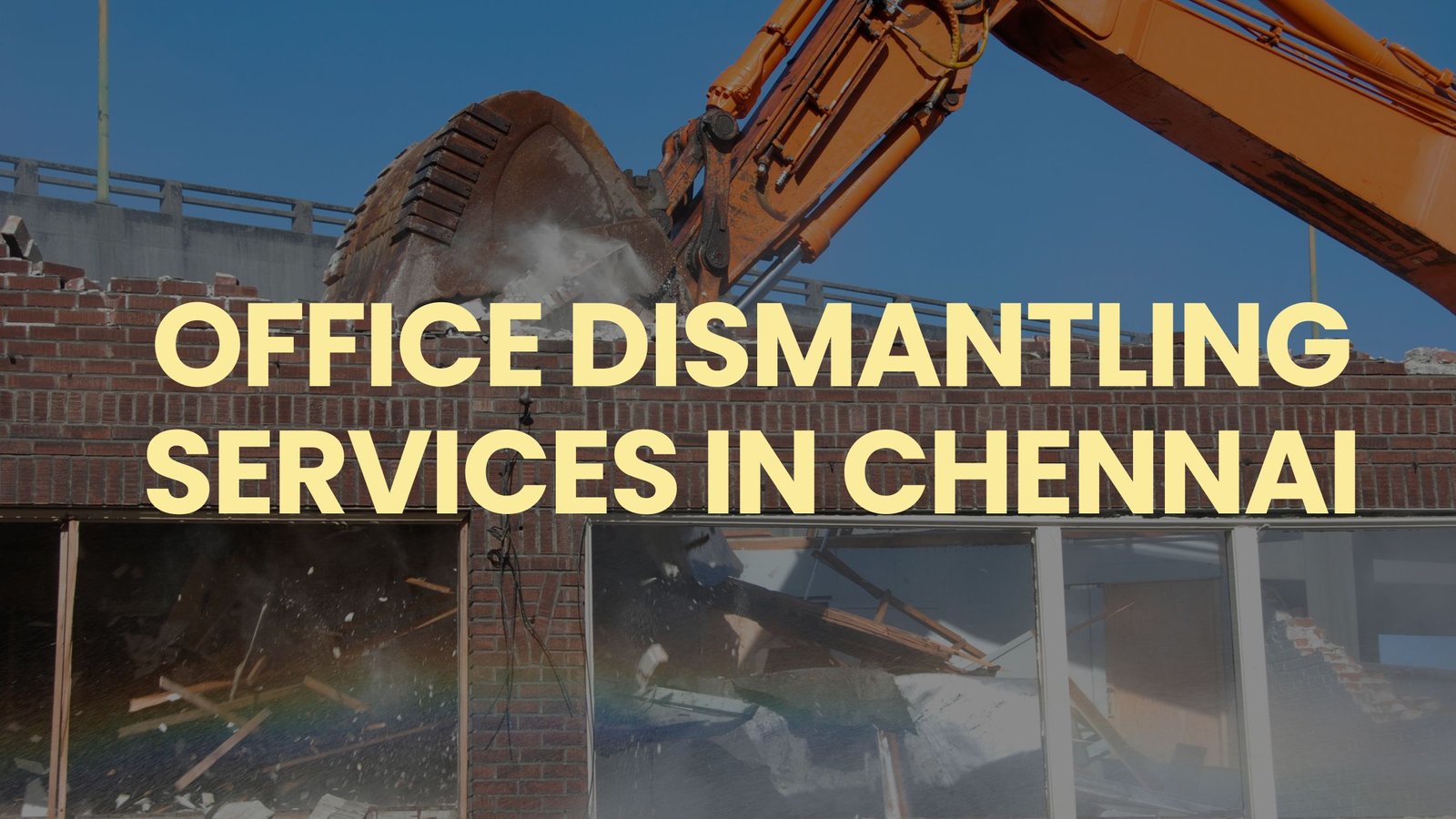 Office dismantling services in Chennai